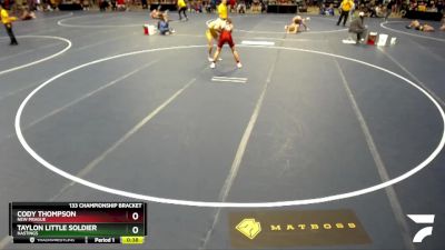 133 Championship Bracket Cons. Round 3 - Taylon Little Soldier, Hastings vs Cody Thompson, New Prague