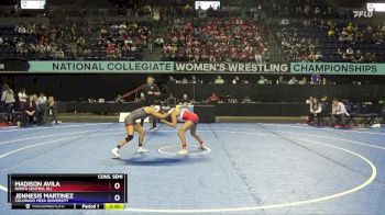 101 lbs Cons. Semi - Madison Avila, North Central (IL) vs Jennesis Martinez, Colorado Mesa University