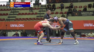 70 kg Quarterfinal - Yahya Thomas, USA vs Akaki Kemertelidze, GEO