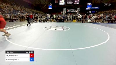 285 lbs Rnd Of 64 - Koen Mattern, WA vs Gabe Rodriguez, CA