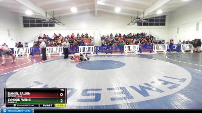 182 lbs Cons. Round 2 - Daniel Salkin, Beverly Hills vs Lyndon Weng, Cabrillo