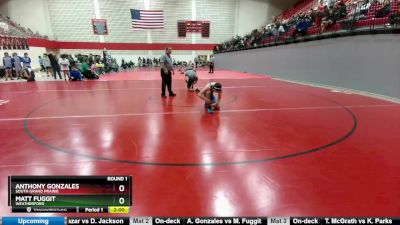 157 lbs Round 1 - Anthony Gonzales, South Grand Prairie vs Matt Fuggit, Weatherford