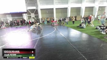80 lbs Champ. Round 1 - Statlyn Williams, Sublime Wrestling Academy vs Caleb Heyder, Sanderson Wrestling Academy
