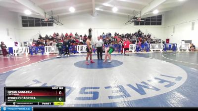 195 lbs Cons. Round 2 - Rogelio Cabrera, Reedley vs Simon Sanchez, Centennial