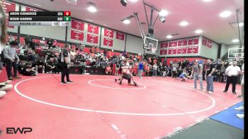 157 lbs Round Of 16 - Aron Cisneros, Skiatook HS vs Bode Harris, Bishop Kelley