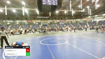 120 lbs Round Of 16 - Keith Shelton, Evanston HS vs Julian Espinoza, Pueblo East