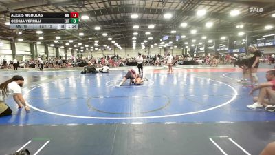 132 lbs Rr Rnd 1 - Alexis Nicholas, Maryland Mana - HSG vs Cecilia Verrilli, Elite Teal - HSG