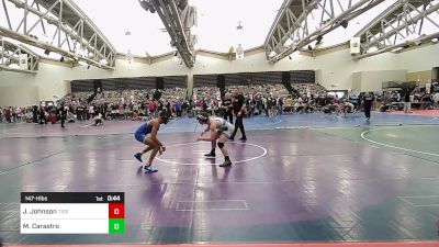 147-H lbs Consi Of 32 #1 - Justyn Johnson, Tiger Wrestling Club (TWC) vs Michael Carastro, .