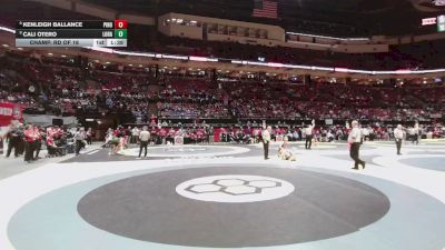 100 lbs Champ. Rd Of 16 - Cali Otero, Lorain vs Kenleigh Ballance, Pick. North