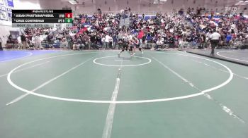 Boys 126 lbs 3rd Place Match - Aidan Phattanaphibul, Lynbrook&nbsp;Boys vs Cruz Contreras, Aptos Boys