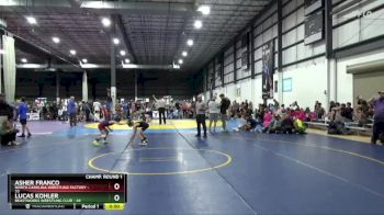 60 lbs Champ. Round 1 - Lucas Kohler, BeastWorks Wrestling Club vs Asher Franco, North Carolina Wrestling Factory