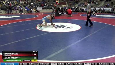 6A 138 lbs Quarterfinal - Marcus Evans, Jonesboro vs Talan Braswell, Springdale Har-Ber