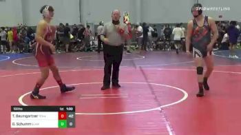 160 lbs Semifinal - Tanner Baumgartner, Team Vision Quest Red vs Gabriel Schumm, Slammers