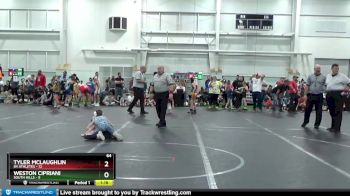 64 lbs Round 2 (8 Team) - Tyler Mclaughlin, 84 Athletes vs Weston Cipriani, South Hills