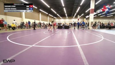 115 lbs Quarterfinal - Raeann Lowe, Ranger 47 Wrestling Club vs Amaris Rivera, Heart And Pride Wrestling Club