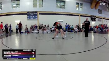 175 lbs Cons. Semi - Oliver Hallett, Indian Creek Wrestling Club vs William Kennedy, Unattached