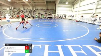 75 lbs Rr Rnd 3 - Harrison Ziegler, Roman Legion vs Matthew Fleming, Revival Blue