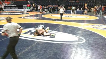 3A 190 lbs Cons. Round 2 - Simon Schulte, Edwardsville (H.S.) vs Chase Pierceall, Plainfield (South)