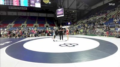 100 lbs Cons. Rd Of 64 - Temperance Reddin, OK vs Emie Higgins, CO