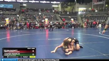 130 lbs Semifinal - Cooper Franklin, Alburnett Mat Pack vs Elijah Blewitt, Sebolt Wrestling Academy