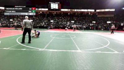 122 lbs Quarterfinal - Tyler Bell, MMSA vs Nicholas Kellard, ELR1