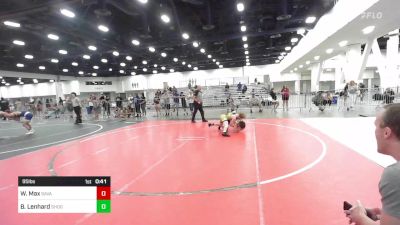 95 lbs 3rd Place - William Max, Savage House WC vs Bentley Lenhard, Shootbox WC