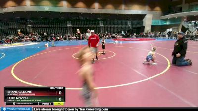 56-57 lbs Round 3 - Shane Gildone, Buckaroo Wrestling Club vs Luke Novich, Silver State Wrestling Academy