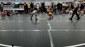 52 lbs Round 5 (10 Team) - Darian Hernandez, Florida Scorpions vs Dallas Williams, Powerhouse