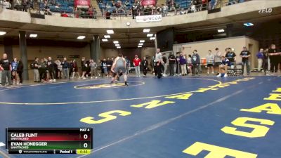 132 lbs Cons. Round 2 - Evan Honegger, Unattached vs Caleb Flint, Unattached