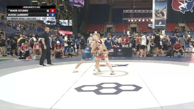120 lbs Champ. Rd Of 16 - Wade Stubbs, Kansas vs Jaxon Lambert, Alabama