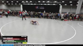 84 lbs Champ. Round 2 - Max Lindquist, Collum Trained School Of Wrestling vs Quinn Meredith, Victory School Of Wrestling