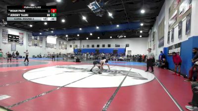 120 Boys Cons. Round 2 - Jeremy Tajiri, Mira Mesa vs Noah Pace, La Jolla