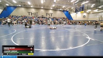 63 lbs Semifinal - Nixon Newby, Westlake vs Cooper Lindsay, Champions Wrestling Club