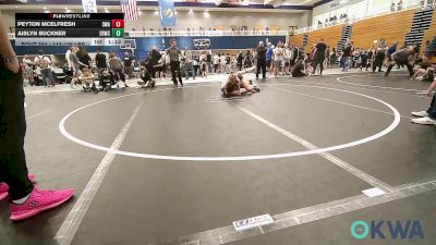 117-126 lbs Rr Rnd 1 - Peyton McElfresh, Shelton Wrestling Academy vs Aislyn Buckner, El Reno Wrestling Club