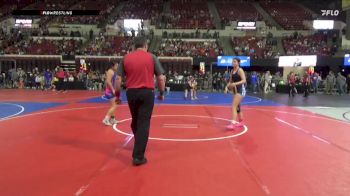 130 lbs Cons. Round 5 - Natalie Holdaway, Swamp Monsters Montana Wrestli vs Viviana Soto, CWC Thunder