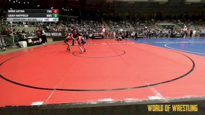 82 lbs Consi Of 8 #2 - Bree Leyba, Team Tulsa Wrestling Club vs Leah Hatfield, Big Game Wrestling Club