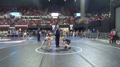 85 lbs Round 2 - Andie Frieboes, Miles City Wrestling Club vs Alyson Young, Cabinet Mountain Elite