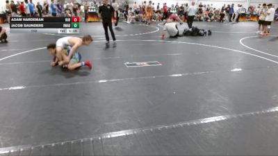 113 lbs Placement (4 Team) - Adam Hardeman, Reverence United Blue vs Jacob Saunders, RWA Blue