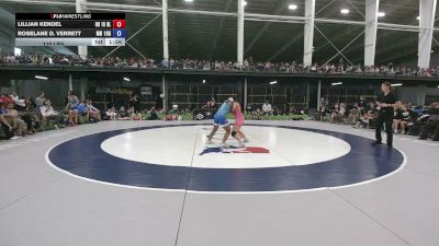 115 lbs Lillian Kendel, Ohio Blue vs Roselane D. Verrett, Minnesota