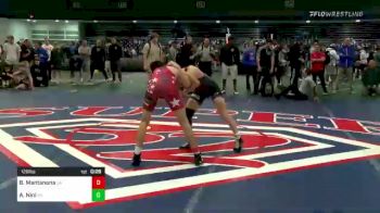 120 lbs Consi Of 8 #2 - Brock Mantanona, CA vs Alessandro Nini, NJ