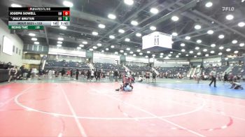 133 lbs Champ. Round 3 - Joseph Sowell, Montevallo vs Duly Brutus, Keiser University