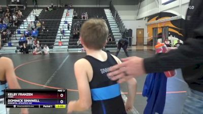 10U-4 lbs Rr3 - Kelby Franzen, THWC vs Dominick Sinnwell, Immortal Athletics WC