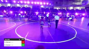 98 lbs Rr Rnd 3 - Nolan Seman, Stma vs Adriel Gomez, Hugoton WC