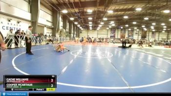 92 lbs Rd# 3 12:00pm Friday - Cache Williams, Oklahoma Elite vs Cooper McArthur, Minion Green