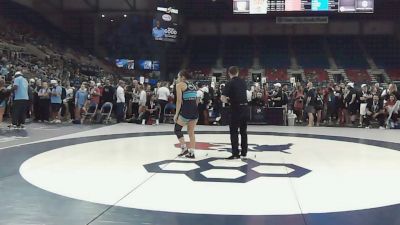 130 lbs Champ. Rd Of 64 - Madison Black, California vs Isabela Da Costa, South Carolina