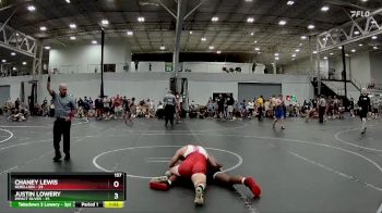 157 lbs Round 6 (8 Team) - Justin Lowery, Impact Silver vs Chaney Lewis, Rebellion