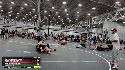 215 lbs Round 6 (8 Team) - Brayden Soleau, Savage King Pins vs Kaiden Patton, Ohio Gold