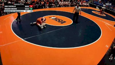 175 lbs Quarterfinals (8 Team) - Dan Costello, Chicago (Brother Rice) vs Braden Brown, Washington