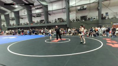 Junior Boys FS - 126 lbs Champ. Round 1 - Eliazar Valdez, CA vs Sam Owen, WA