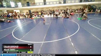 48-50 lbs Round 1 - Nolan Tingey, Champions Wrestling Club vs Callan Gonzales, Champions Wrestling Club